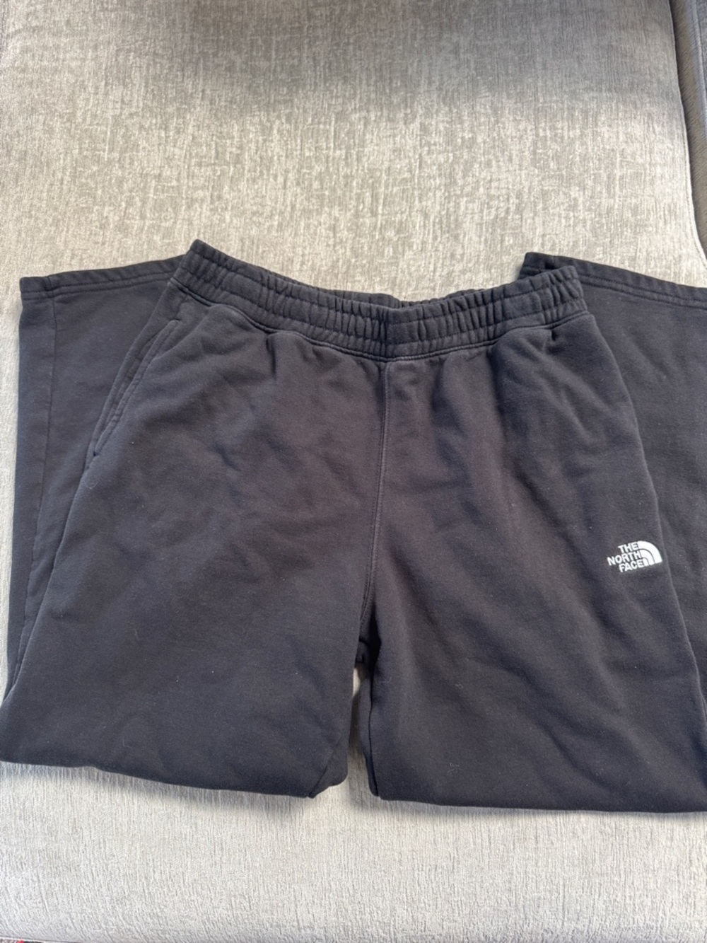 Men’s Northface open hem, sweats, size medium